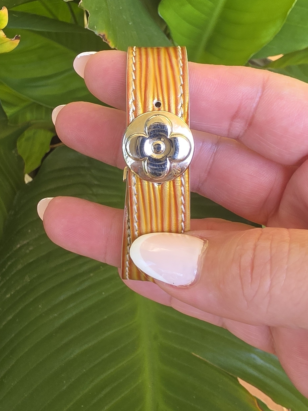 Louis Vuitton Vintage Cyber Epi Good Luck Bracelet with Box